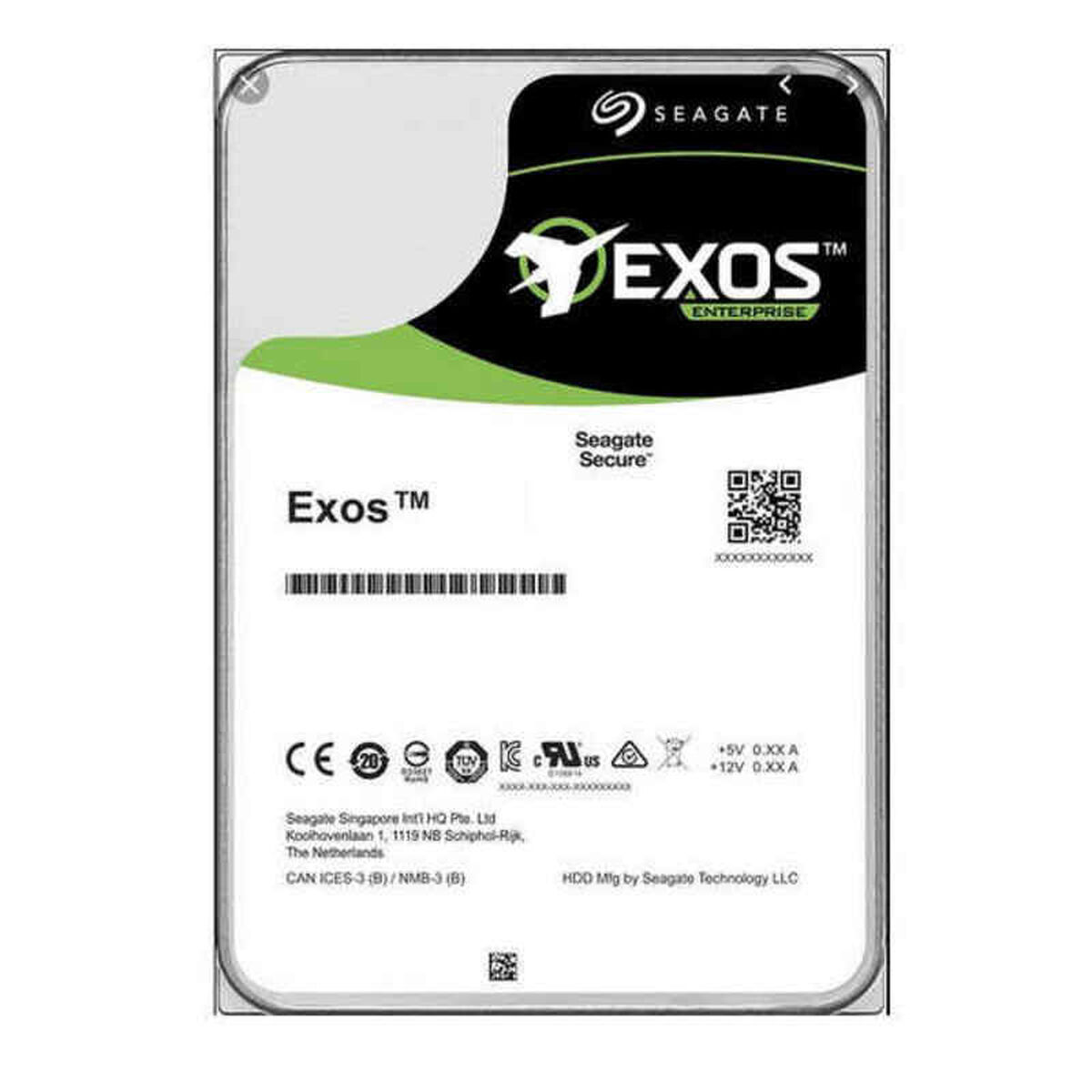 Disque dur Seagate Exos X18 3,5" 1 TB SSD 16 TB